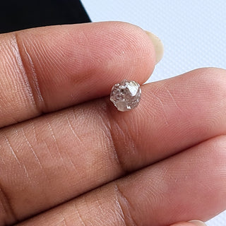 1 Piece 5.6mm/1.04CTW Natural Pink Color Raw Rough Diamond Loose, Natural Pink Uncut Diamond For Jewelry, DDS784/1