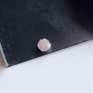 1 Piece 5mm/0.68CTW Natural Pink Color Raw Rough Diamond Loose, Natural Earth Mined Conflict Free Pink Uncut Loose Diamond, DDS784/4