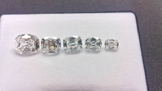 1.00CT To 5.00CT Lab Grown Old Mine Cut Cushion Cut Diamond, Lab Created Diamond, IGI Certified EF/VS Conflict Free Lab Made Diamond, LG70