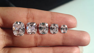 1.00CT To 5.00CT Lab Grown Old Mine Cut Cushion Cut Diamond, Lab Created Diamond, IGI Certified EF/VS Conflict Free Lab Made Diamond, LG70