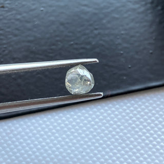 1 Piece 0.77CTW/4.6x4mm Natural Clear White Raw Rough Conflict Free Earth Mined Octahedron Crystal Diamond Loose For Ring Necklace, DDS790/5