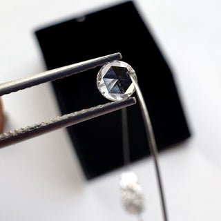 Drilled Lab Grown Diamond: Round Rose Cut CVD Diamond (3mm-6mm, 5 Pcs, LG34)