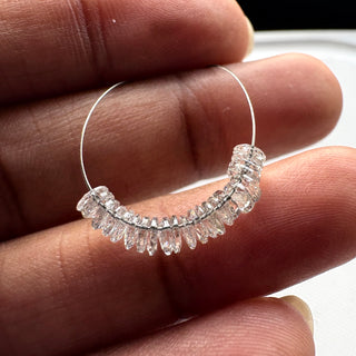 Drilled Lab Grown Diamond: Round Rose Cut CVD Diamond (3mm-6mm, 5 Pcs, LG34)