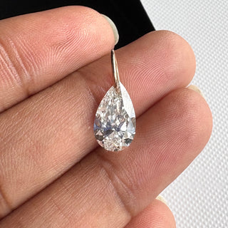 14K Solid Gold 1 Ct To 7 Ct IGI Certified Drilled Pear/Round/Princess/Emerald/Oval/Radiant/Heart/Marquise Cut Floating
