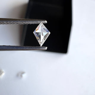 Clear White Fancy Shield Shaped Kite Shape Lab Grown Diamond CVD Diamond Loose For Rings Jewelry, Gift For Her, LG38