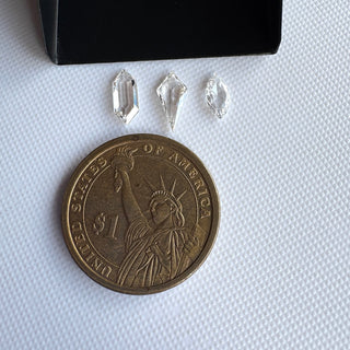 Clear White Fancy Shield Shaped Kite Shape Lab Grown Diamond, Flat Back CVD Diamond Loose For Rings Jewelry, Gift For Her, LG38/1