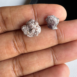 9.55mm/11mm Natural Pink Raw Rough Diamond Loose, Pink Uncut Diamond Loose For Jewelry Making, Pink Diamonds, DDS823