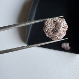 9.55mm/11mm Natural Pink Raw Rough Diamond Loose, Pink Uncut Diamond Loose For Jewelry Making, Pink Diamonds, DDS823