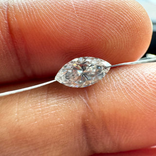 Drilled Lab Grown Marquise Cut Diamond Loose VVS/EF 4mm To 9mm Drilled Marquise Cut Diamond For Jewelry Floating