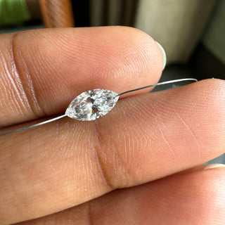 Drilled Lab Grown Marquise Cut Diamond Loose VVS/EF 4mm To 9mm Drilled Marquise Cut Diamond For Jewelry Floating