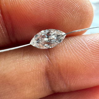Drilled Lab Grown Marquise Cut Diamond Loose VVS/EF 4mm To 9mm Drilled Marquise Cut Diamond For Jewelry Floating