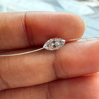 Drilled Lab Grown Marquise Cut Diamond Loose VVS/EF 4mm To 9mm Drilled Marquise Cut Diamond For Jewelry Floating