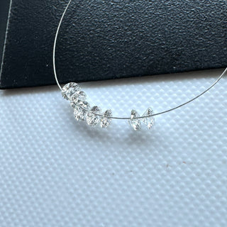 Drilled Lab Grown Round Brilliant Cut Diamond Loose VVS/EF 3mm To 6mm Drilled Round Cut Diamond For Jewelry Floating