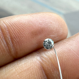 Drilled Lab Grown Round Brilliant Cut Diamond Loose VVS/EF 3mm To 6mm Drilled Round Cut Diamond For Jewelry Floating