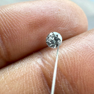 Drilled Lab Grown Round Brilliant Cut Diamond Loose VVS/EF 3mm To 6mm Drilled Round Cut Diamond For Jewelry Floating