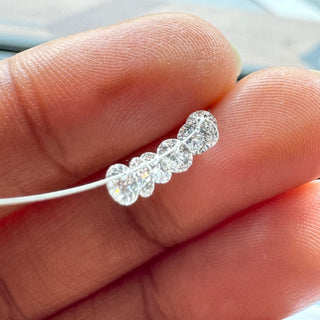 Drilled Lab Grown Round Brilliant Cut Diamond Loose VVS/EF 3mm To 6mm Drilled Round Cut Diamond For Jewelry Floating