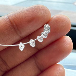 Drilled Lab Grown Round Brilliant Cut Diamond Loose VVS/EF 3mm To 6mm Drilled Round Cut Diamond For Jewelry Floating