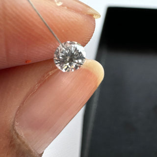 Drilled Lab Grown Round Brilliant Cut Diamond Loose VVS/EF 3mm To 6mm Drilled Round Cut Diamond For Jewelry Floating