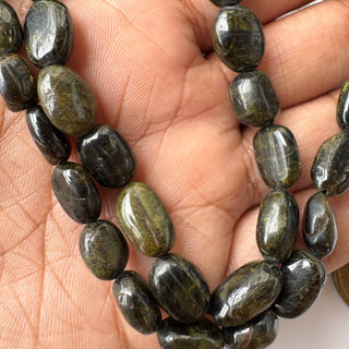 Cats Eye Smooth Tumble Oval Gemstone Beads, 7-13mm/8-16mm Cats Eye Tumble Beads, Sold As 16 Inch Strand, GDS2283/1