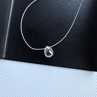 1 Piece 5mm Faceted Lab Grown Diamond Teardrop Briolettes, F/VS1 Drilled CVD Diamond Loose For Wedding Necklace Women Jewelry, LG17