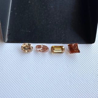 Round/Oval/Emerald/Princess Shaped Brown Champagne Brilliant Cut Lab Grown Diamond Loose For Ring, CVD Diamond for Jewelry Making, LG19