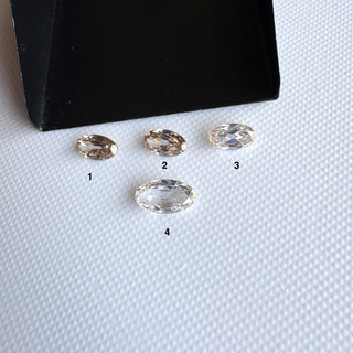 Moval Cut Clear White/Brown Lab Grown Diamond Loose For Ring Jewelry, CVD Diamond, Lab made Diamond, LG90