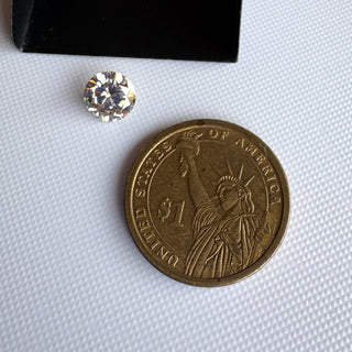2.45 Carats/8.7mm Round Brilliant Cut Lab Grown Diamond Loose For Rings Earrings, CVD Diamond, LG72