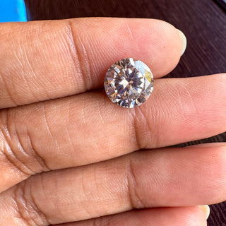 2.45 Carats/8.7mm Round Brilliant Cut Lab Grown Diamond Loose For Rings Earrings, CVD Diamond, LG72