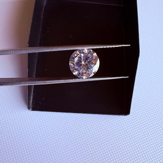 2.45 Carats/8.7mm Round Brilliant Cut Lab Grown Diamond Loose For Rings Earrings, CVD Diamond, LG72
