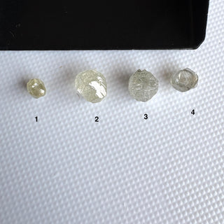 Natural Light Grey White Clear Rough Raw Conflict Free Earth Mined Diamond For Jewelry, 4mm To 6.5mm Clear Rough Diamond Loose, DDS824