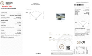 IGI Certified 2.00CTW Fancy Vivid Green/VVS2 Princess Cut Lab Grown Diamond Loose For Engagement Ring, Gift For Her, Ready To Ship, TV2984-C