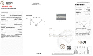 IGI Certified 1.00CTW Green VS1 Radiant Cut Lab-Grown Diamond – Perfect for Engagement Rings Ready to Ship Stunning