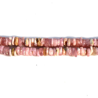 4.5mm Rhodochrosite Smooth Tyre Rondelle Beads, Natural Rhodochrosite Gemstone Beads Loose For Jewelry, Sold As 16 Inch Strand, GDS2278/8