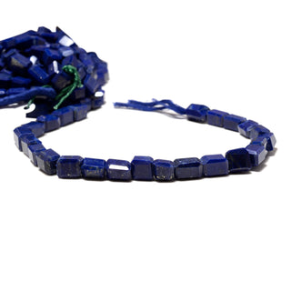 AAA Lapis Lazuli Step Cut Tumble Beads, 8-11mm/8-14mm Natural Lapis Lazuli Faceted Gemstone Beads, 9 Inch Strand, GDS2270