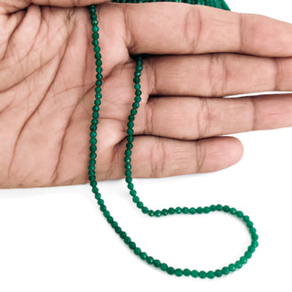 Natural Green Onyx Faceted Rondelle Beads – 3mm Shaded Green Gemstones For Making Jewelry 12.5 Inch Strand for Jewelry