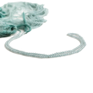 Natural Amazonite Faceted Rondelles Beads, 2.2mm Amazonite Gemstone Round Beads, 13 Inch Strand, GDE177