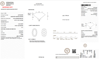 IGI Certified 3.04CTW Light Fancy Brown Moval Shaped VS1 Clarity Lab-Grown Diamond - Perfect for Engagement Rings, Ready to Ship, LG81