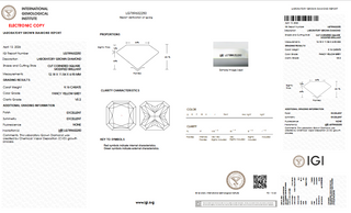 IGI Certified 9.16CTW Cushion Shaped Fancy Yellow Grey VS2 Clarity Lab-Grown Diamond - Perfect for Engagement Rings, Ready to Ship, LG114