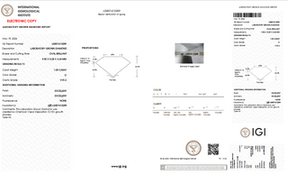 IGI Certified 1.05CTW Moval Old Miner Oval Shaped D/VVS2 Clarity Lab-Grown Diamond - Perfect for Engagement Rings, Ready to Ship, LG118
