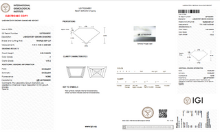 IGI Certified 3.03CTW Trapeze Step Cut Shaped F/VVS2 Clarity Lab-Grown Diamond - Perfect for Engagement Rings, Ready to Ship, LG123