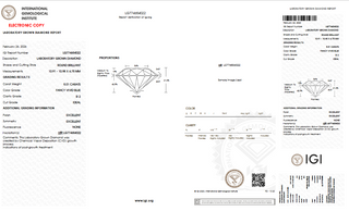 IGI Certified 5.01 CTW Fancy Vivid Blue Round Brilliant Cut Lab-Grown Diamond - SI2 Clarity, Ready to Ship, Perfect Gift for Her,RJ2873