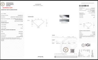 Radiant Cut Lab Grown Diamond - 2.55CTW E/VVS2 (TV647)