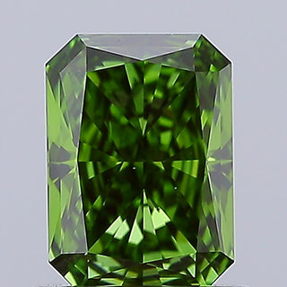IGI Certified 1.00CTW Green VS1 Radiant Cut Lab-Grown Diamond – Perfect for Engagement Rings Ready to Ship Stunning