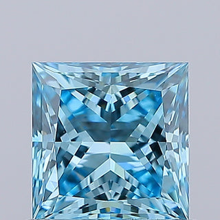 IGI Certified 1.06CTW Blue Princess-Cut VVS2 Lab-Grown Diamond–Perfect for Engagement Rings Ready to Ship Stunning Gift