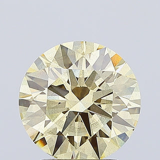 IGI Certified 3.01 CTW Round Fancy Vivid Yellow Lab-Grown Diamond (SI1 Clarity) – Loose Stone for Engagement Ring –