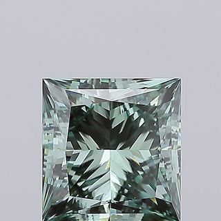 IGI Certified 3.51CTW Fancy Vivid Green Princes VS1 Clarity Lab Grown Diamond Loose For Engagement Ring, Gift For Her, Ready To Ship, RJ2756