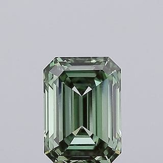 IGI Certified 2.05CTW Fancy Vivid Green Emerald Cut Lab-Grown Diamond, VVS2 Clarity - Perfect for Engagement Rings, Ready to Ship, RJ2785
