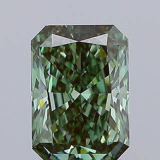 IGI Certified 1.52CTW Fancy Vivid Green Emerald Cut VS1 Lab-Grown Diamond – Ideal for Engagement Rings, Ready to Ship, MD217