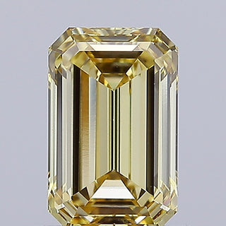 IGI Certified 1.03CTW Light Yellow Emerald Cut Lab-Grown Diamond, VVS2 Clarity – Ideal for Engagement Rings, Ready to Ship, MD234