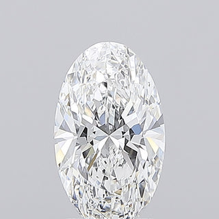 IGI Certified 2.00CTW Moval Old Miner Oval Shaped D/VVS2 Clarity Lab-Grown Diamond - Perfect for Engagement Rings, Ready to Ship, LG116